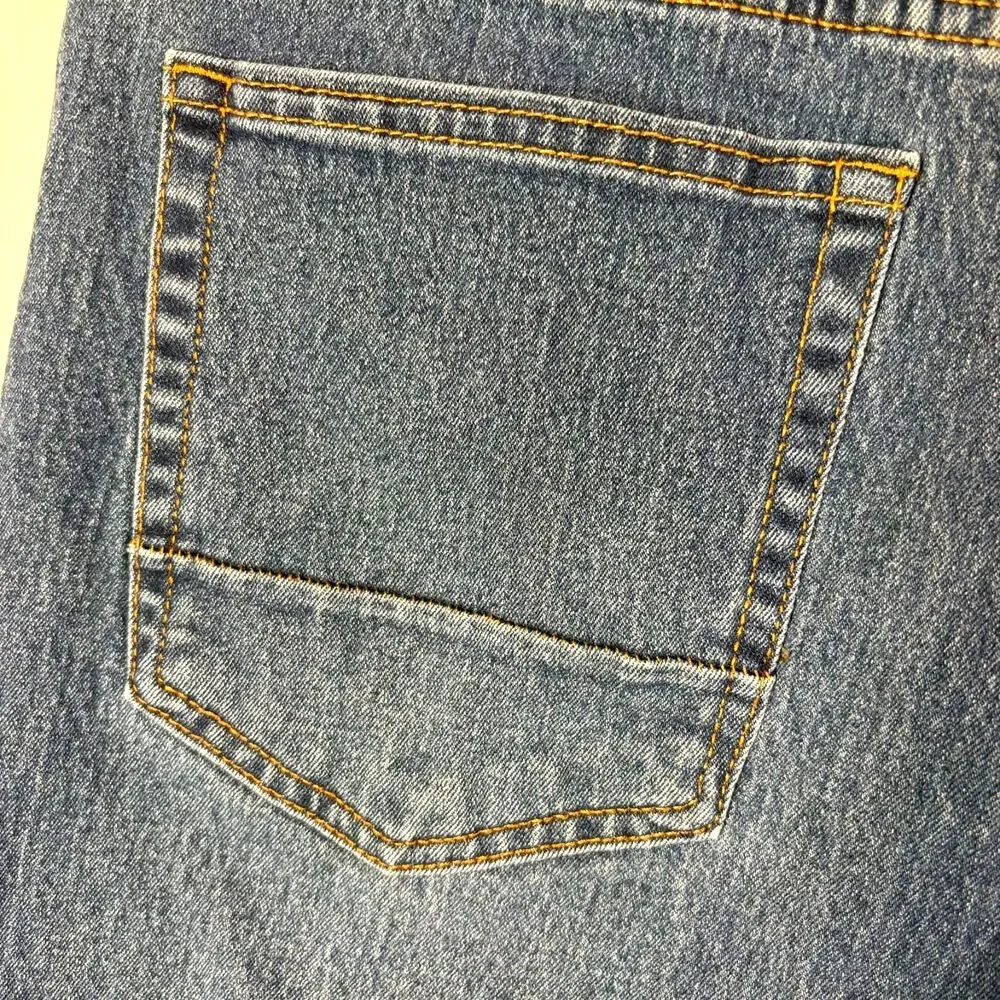 WXYZ Men's Nomad Dark Wash Slim Straight Jeans - 34X30 Classic 5-Pocket Styling